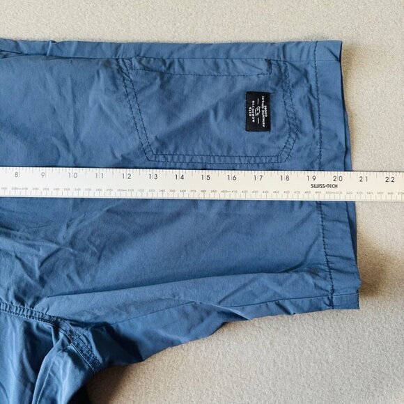 Tony Hawk Reflex Stretch Men’s Shorts 36 Blue Zip Pockets Nylon Beach Bermuda - Picture 10 of 12